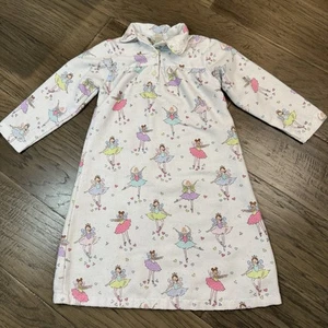 Pottery Barn Holiday Gown Sleep PJ Pajama Princess  Fairy Ballerina Girls SZ 4 - Picture 1 of 7