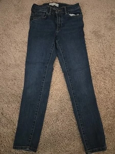 Zara Girl Blue Jeans Skinny Size 9 - Picture 1 of 7