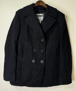 Navy Wool Overcoat Woman’s Enlisted DSCP Quarterdeck 12L Lakes 8410-01-600-7396 - Picture 1 of 10