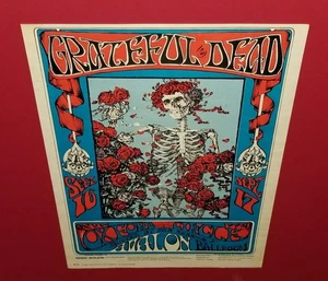 GRATEFUL DEAD VINTAGE ORIGINAL 1966 AVALON FD 26 - 3 STANLEY MOUSE POSTER EX / NM! - Bild 1 von 23