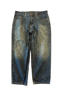Jeans uomo vintage Anchor blu taglia 36x30 larghi fit anni 90 dritto grunge blu Y2K - Foto 1 di 4