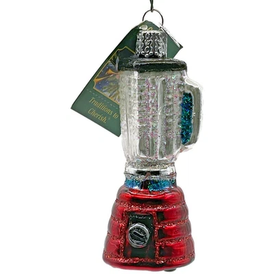 Licuadora Adorno Electrodoméstico de Cocina Rojo Viejo Mundo Navidad OWC Árbol Decoración Foto 1 de 4