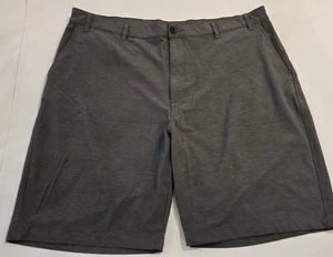 Pantalones cortos de golf Pro Tour Athleisure para hombre negros grises rayas talla 44 - Imagen 1 de 10