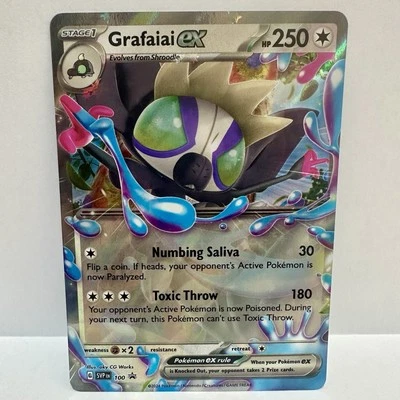 Grafaiai ex SVP EN 100 SV Scarlet & Violet Promo Pokemon Card TCG - Image 1 of 2