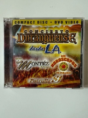 Concierto Duranguense Desde L.A. CD + DVD Play Tested Montez Durango Horoscopos - Image 1 of 4
