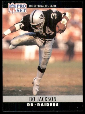 Juego profesional Bo Jackson 1990 Los Angeles Raiders #155 Foto 1 de 2