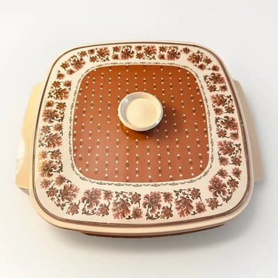 Plato de servir Tupperware vintage 1981 3 piezas borde rosa con embalaje original Foto 1 de 4