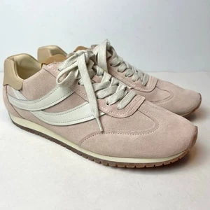Vince Women's Oasis Runner Lace Up Sneakers Light Pink Size 8 - Picture 1 of 11