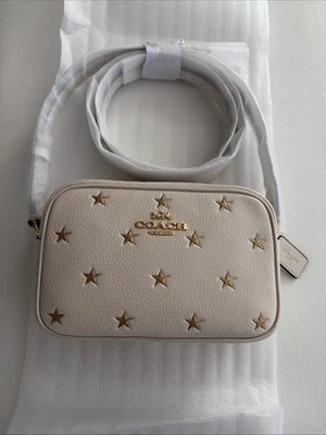 Nuevo con etiquetas Auténtico Bolso para Cámara Coach CZ945 Mini Jamie con Estampado de Estrellas Cartera de Tiza Foto 1 de 4