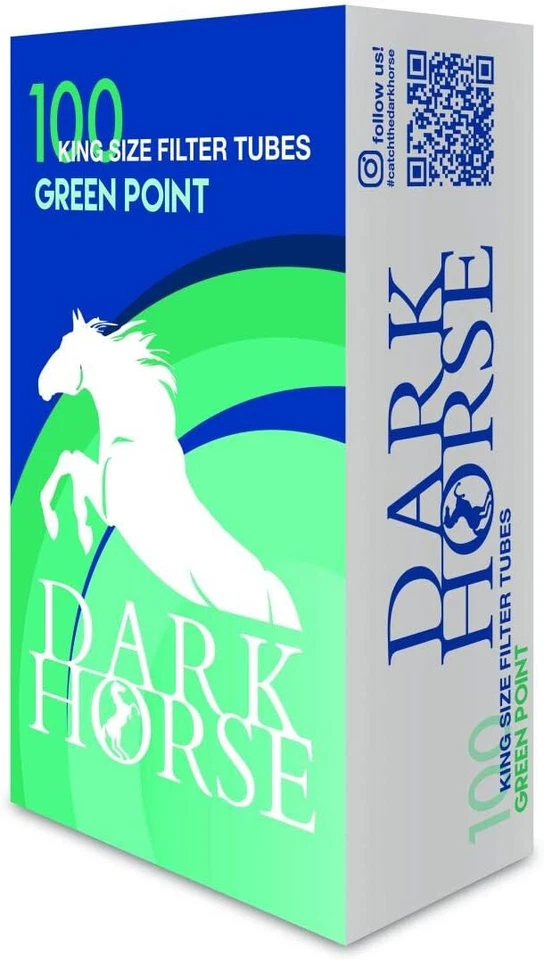 KORONA Dark Horse Menthol Click cigarette tubes with menthol aroma capsule