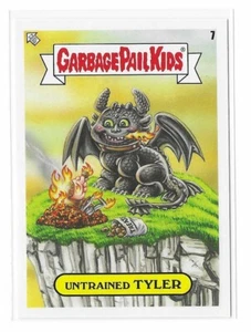 2022 GPK Spazzatura Secchio Bambini Libro Vermi Non Addestrato Tyler 7 Adattamenti Lordi Topps - Foto 1 di 2