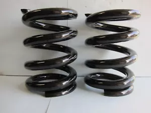 Lowrider Hydraulics 1 ton coil springs precut, flat edges, black, Chevy. - Picture 1 of 6