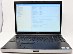 Dell Precision M6500 Laptop Intel i5 M520 4GB RAM NO BAT/HDD/Wireless card -3339