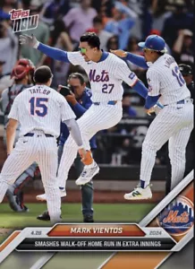 2024 Topps NOW Smashes Walk-Off Home Run 4.28.24 MARK VIENTOS Digital - Picture 1 of 1