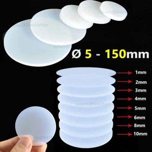 Guarnizione lamiera disco gomma silicone tondo diametro 5mm-150mm spessore 0,5mm-10mm - Foto 1 di 18