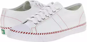 PF FLYERS PM15RL1A RAMBLER LO TOP Scarpe da skateboard in tela bianca da uomo (M) - Foto 1 di 4