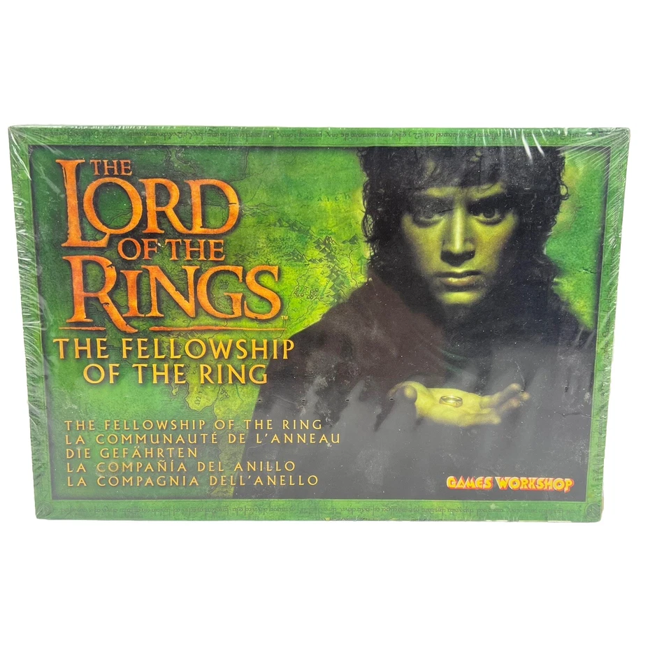 Games Workshop Lord of The Rings Fellowship of Ring 9 Figures 2001