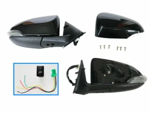 LED Auto Power Fold Mirror Set For 2012-2014 Toyota Camry Left & Right Paintable - Picture 1 of 9