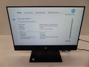 HP ProOne 600 G4 21.5" All-In-One w/ i5-8500 3GHz CPU 256GB SSD Win10 8GB RAM - Picture 1 of 11