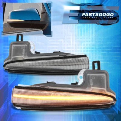 For 16-21 Toyota Tacoma RAV4 Sequential LED Side Mirror Turn Signal Lights Set - Image 1 of 4