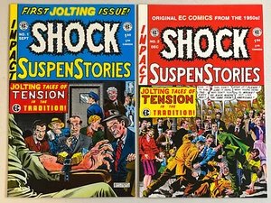 Lote de reimpresión de cómics EC Shock SuspenStories #1 y 2 - Imagen 1 de 6