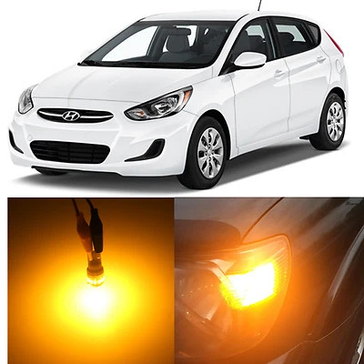 Bombillas LED ámbar de luz marcadora frontal Allá Lighting para Hyundai Accent 2012~17 Foto 1 de 4