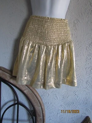 Makarthy Nuevo con Etiquetas Talla L Super Corto Boxeo Corto Dorado Cojo Elástico Cintura Alta Ropa de Club Foto 1 de 4