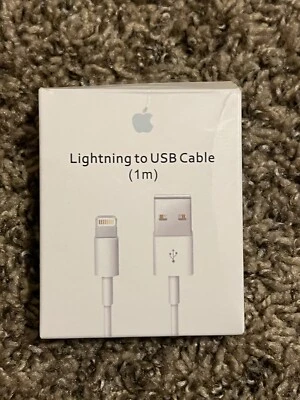 Apple Lightning to USB Cable 3ft (1m) Genuine OEM - Image 1 of 2