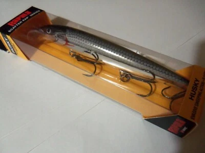 1 señuelo Rapala Scatter Rap Husky 13 SCRH13 S plateado nuevo en paquete Foto 1 de 4
