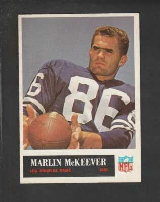 1965 Philadelphia #91 Marlin McKeever NM/NM+ LA Rams 158128 - Image 1 of 2