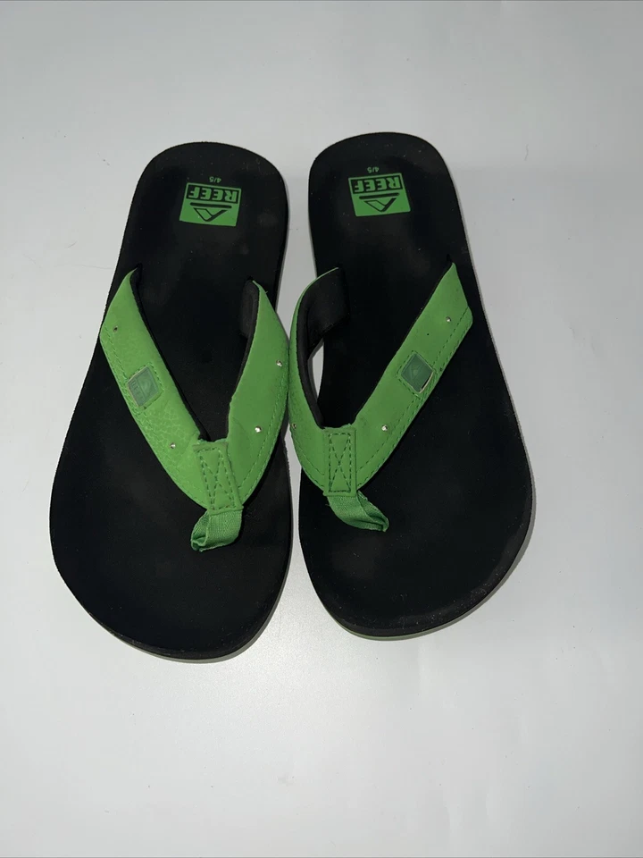 Chanclas Reef verde para niño talla 4/5 Foto 1 de 4