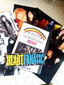 HEART Ann Wilson LOT photos STICKER + Rare DVD 2013 TOUR Bridge School Concert - Picture 1 of 9