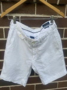 Ralph Lauren Men's White Linen Shorts - Picture 1 of 6