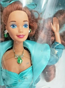 Barbie pelirroja vintage 1994 Emerald Elegance edición especial 12322 Mattel irlandesa - Imagen 1 de 6