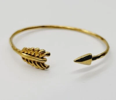 Brazalete Stella & Dot Arrow tono dorado delicado talla única OSFM Foto 1 de 4