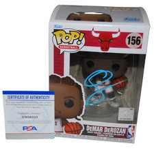 DEMAR DEROZAN signed (CHICAGO BULLS) #156 Funko Pop NBA PSA/DNA COA AM36335 DEMAR DEROZAN signed (CHICAGO BULLS) #156 Funko Pop NBA PSA/DNA COA AM36335