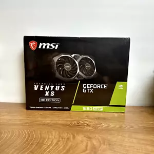 MSI GeForce GTX Ventus XS 1660 Super OC Edition Graphics / Video Card NEW SEALED - Picture 1 of 6