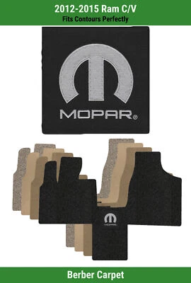 Alfombra de primera fila Lloyd Berber para Ram C/V 2012-2015 con logotipo M-Mopar negro Foto 1 de 4
