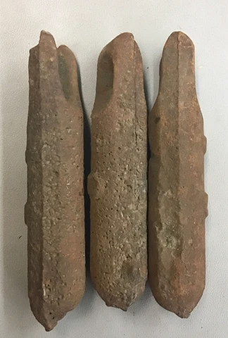 (Set of 3) Cast Iron Window Sash Weight 3lb Antique (f6) Cover