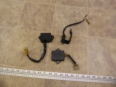 1993 Kawasaki KZ550 F K434-1) brake switch relay electrical set #2 - Image 1 of 4