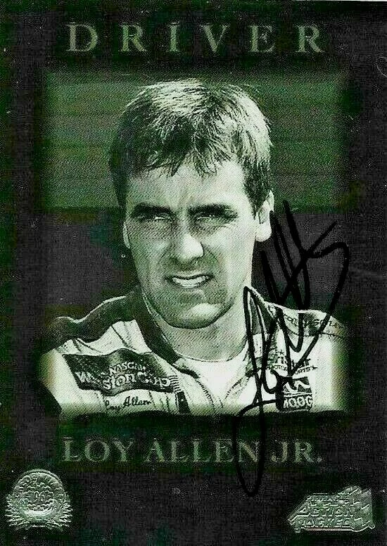 LOY ALLEN signed 1996 ACTION PACKED #43 trading card NASCAR DRIVER - Image 1 of 1