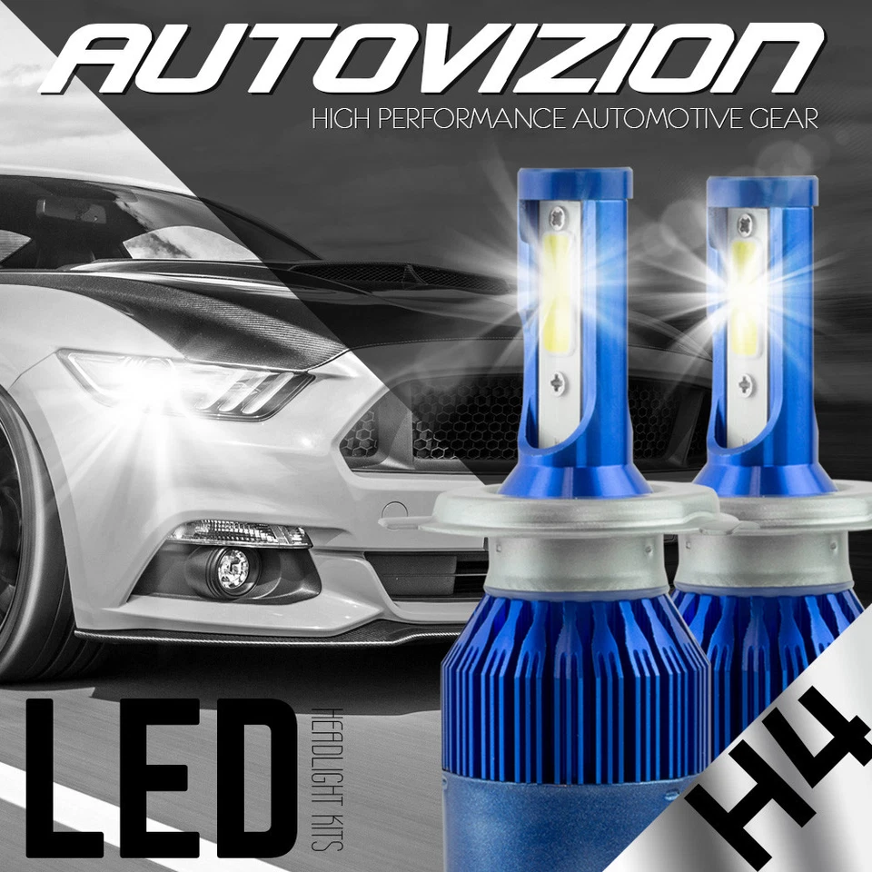 Kit conversión faros LED AUTOVIZION H4 9003 6000K 2001-2007 Toyota Sequoia Foto 1 de 1