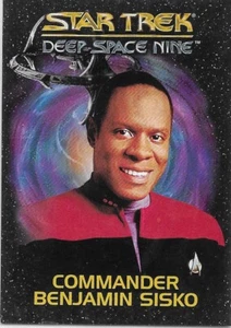 Star Trek DS9 Deep Space Nine Actionfigur Karte Commander Benjamin Sisko - Bild 1 von 2