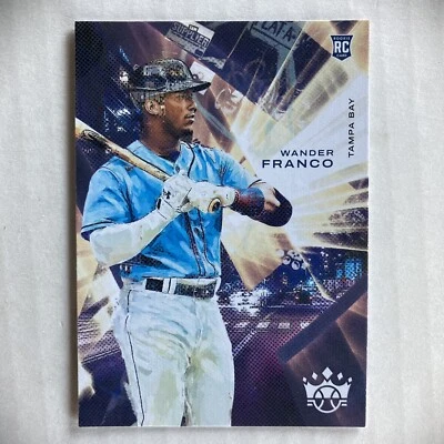 WANDER FRANCO RC 2022 Panini Diamond Kings #95  Rookie Tampa Bay Rays. READ. - Image 1 of 4
