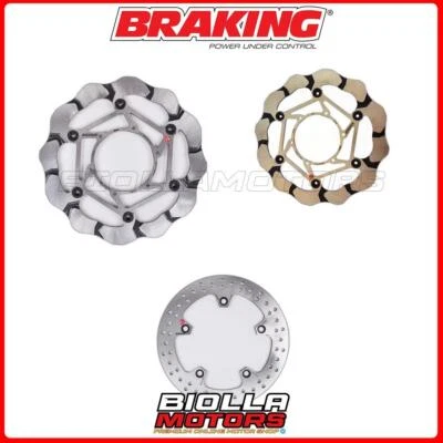 KIT DISCHI FRENO BRAKING BMW F 700 GS ABS 800 2016 - ANTERIORE + POSTERIORE [WAV Foto 1 de 4