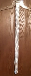 Cinturón trenzado plateado para mujer 30 pulgadas - Imagen 1 de 10