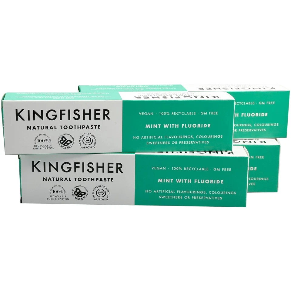 Kingfisher Mint Toothpaste With Fluoride 100ml (Pack of 4)