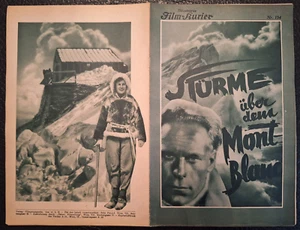 Stürme über dem Mont Blanc ( grün ) Leni Riefenstahl, Ernst Udet, IFK: 154 - Bild 1 von 2