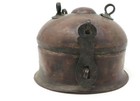 18Th C Antique Rare Copper Hand Carved Islamic Decorative Betel Pan Dan Box
