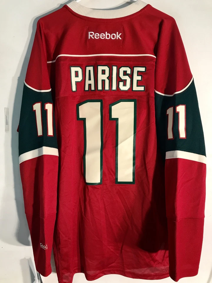 Camiseta Reebok Premier NHL Minnesota Wild Zach Parise roja talla XL Foto 1 de 1